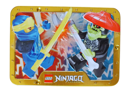LEGO® Ninjago Jay vs. Bone Hunter Metal Tin 112327 - Bits and Blocks