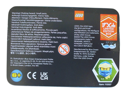 LEGO® Ninjago Jay vs. Bone Hunter Metal Tin 112327 - Bits and Blocks