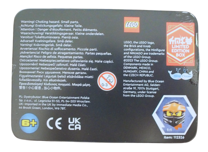 LEGO® Ninjago Cole vs. Bone Knight Metal Tin 112326 - Bits and Blocks