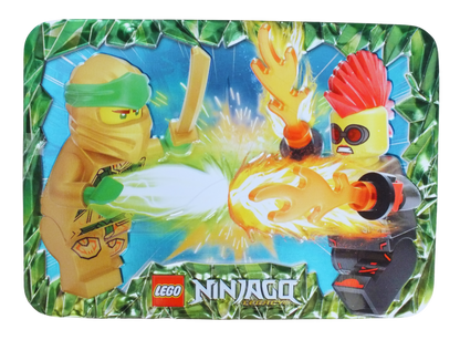 LEGO® Ninjago Lloyd vs. Miss Demeanor Metal Tin 112429 - Bits and Blocks