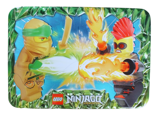 LEGO® Ninjago Lloyd vs. Miss Demeanor Metal Tin 112429 - Bits and Blocks