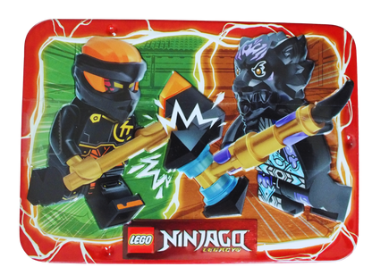 LEGO® Ninjago Cole vs. Lord Ras Metal Tin 112406 - Bits and Blocks