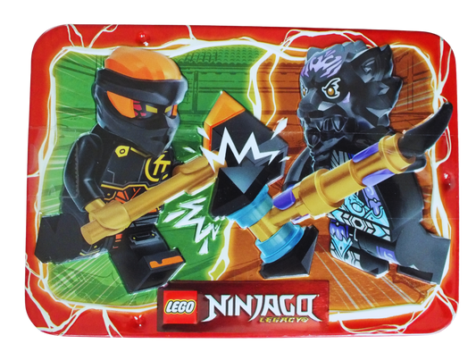 LEGO® Ninjago Cole vs. Lord Ras Metal Tin 112406 - Bits and Blocks