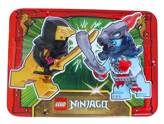 LEGO® Ninjago Arin vs. Spectral Dragonian Scout Metal Tin 112506 - Bits and Blocks