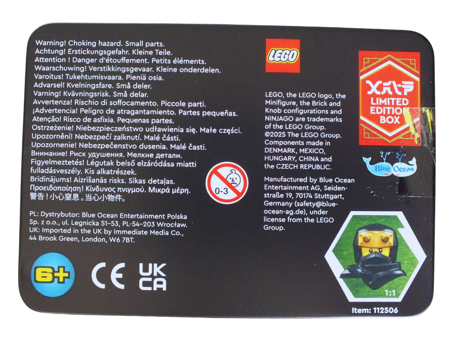 LEGO® Ninjago Arin vs. Spectral Dragonian Scout Metal Tin 112506 - Bits and Blocks