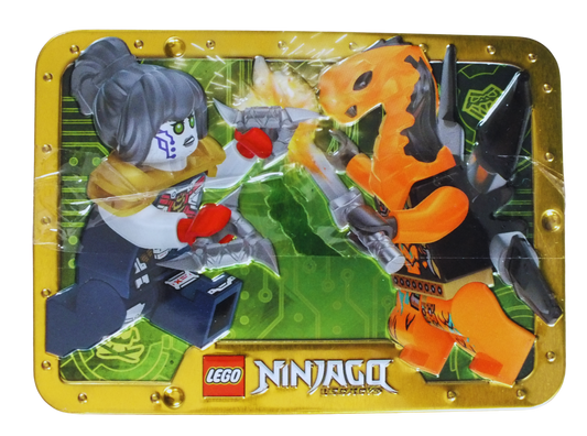 LEGO® Ninjago Pixal vs Viper Flyer Metal Tin 112328 - Bits and Blocks