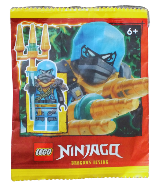 LEGO Ninjago Nya minifigure paper pack by Bits and Blocks, featuring colorful ninja character illustrations on paper.