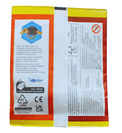LEGO® Ninjago Cole Minifigure Paper Pack 892512