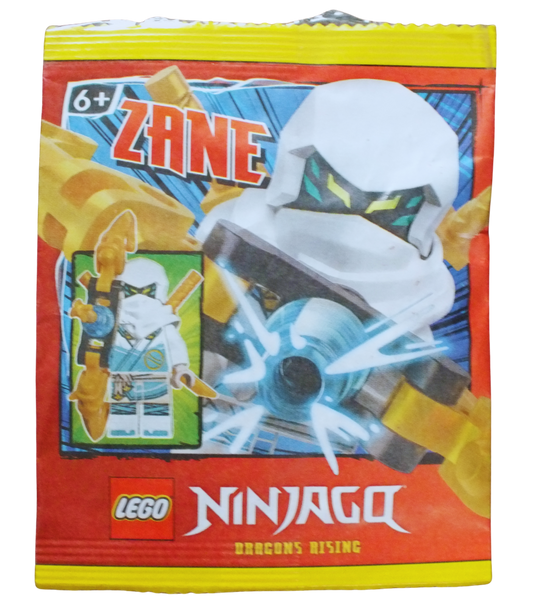 LEGO Ninjago Zane Dragons Rising Paper Pack by Bits and Blocks, featuring colorful paper sheets with Ninjago Zane dragon designs.