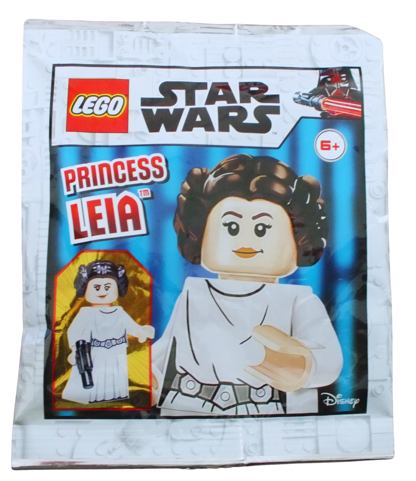 LEGO Star Wars Princess Leia foil pack by Bits and Blocks, featuring a foil pack with Princess Leia character from Star Wars series.