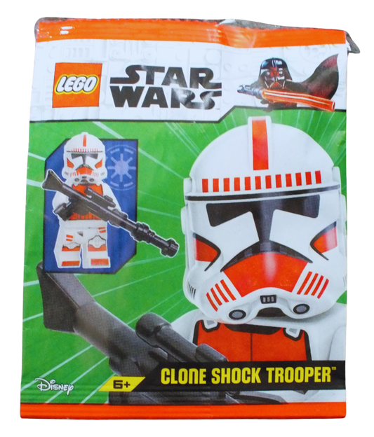 LEGO Star Wars Clone Shock Trooper paper pack from Bits and Blocks, featuring themed paper designs and character illustrations.