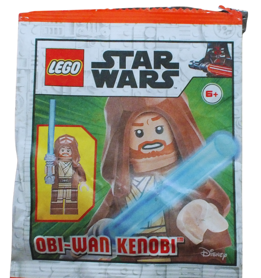 LEGO Star Wars Obi-Wan Kenobi minifigure paper pack by Bits and Blocks, featuring detailed character illustrations and themed design.
