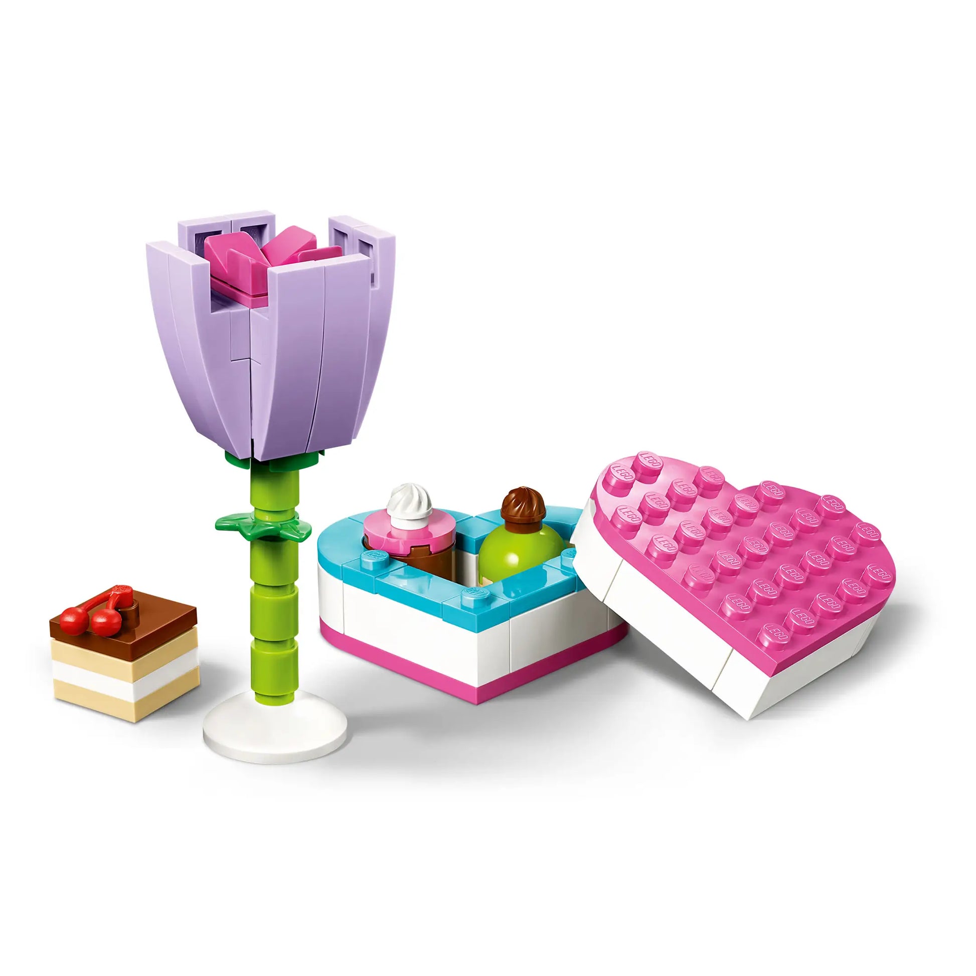 LEGO® Friends Chocolate Box and Flower Polybag 30411 - Bits and Blocks