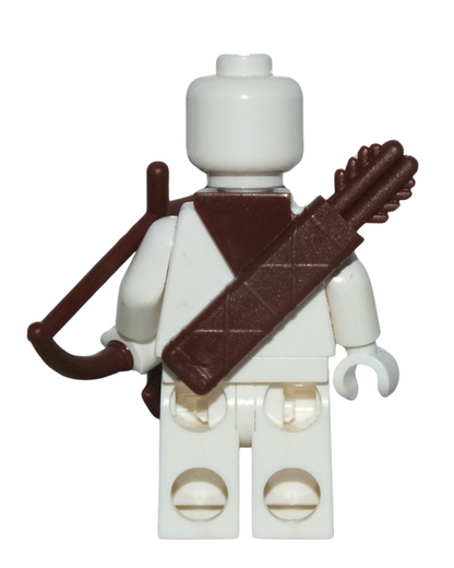 Lego bow and arrow, lego brown bow, lego brown bow and arrow, lego arrow quiver, lego quiver, lego bow arrow,