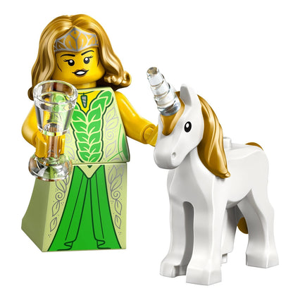 LEGO® Minifigure Series 29 elf collectible minifigure from Bits and Blocks with detailed green elf costume and accessories