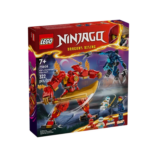 lego ninjago, l;ego kai, kais mech, lloyds mech, zane mech, dragons rising, ninjago tv, 71808