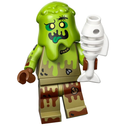 LEGO® Minifigure Series 29 collectible figure from Bits and Blocks, shown in a trash bin, featuring detailed minifigure design.